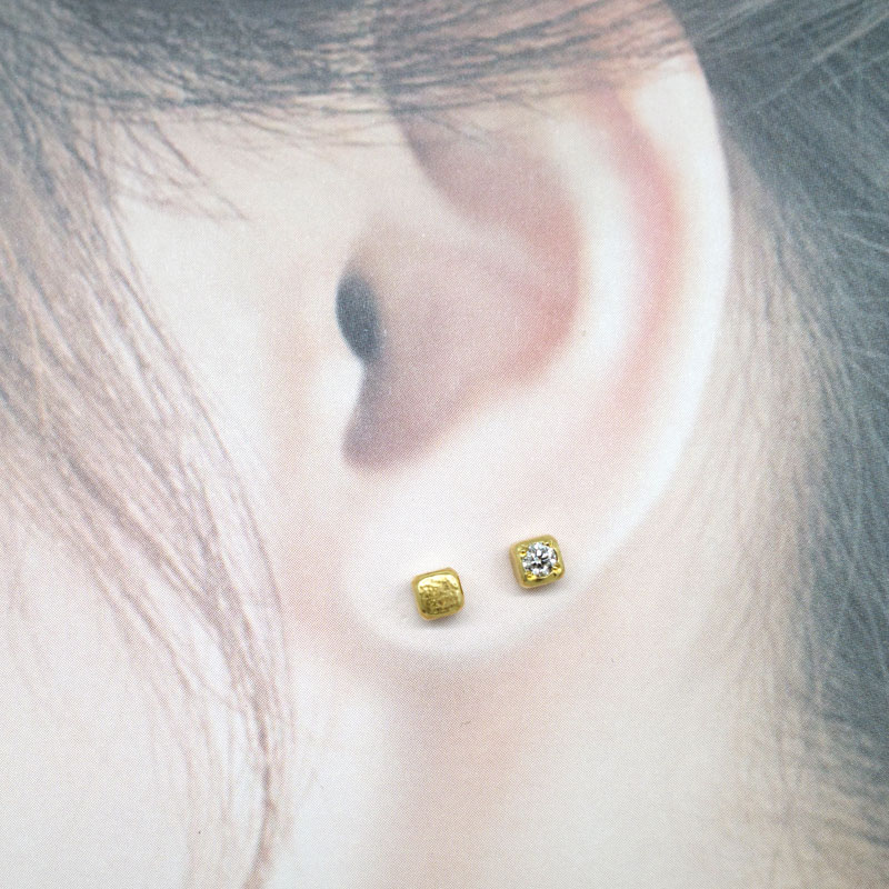 楽天市場】【ピアス】22金ボディーピアスセカンドピアス軸太つけっ