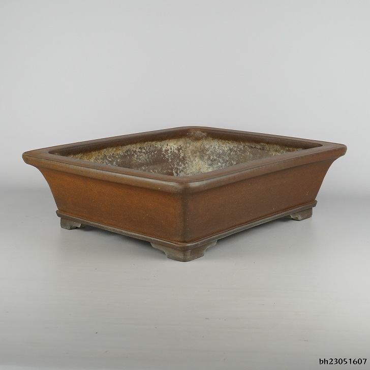 楽天市場】【中古】 盆栽鉢 常滑 中野 行山 大型 長辺 約41.5cm 長方鉢