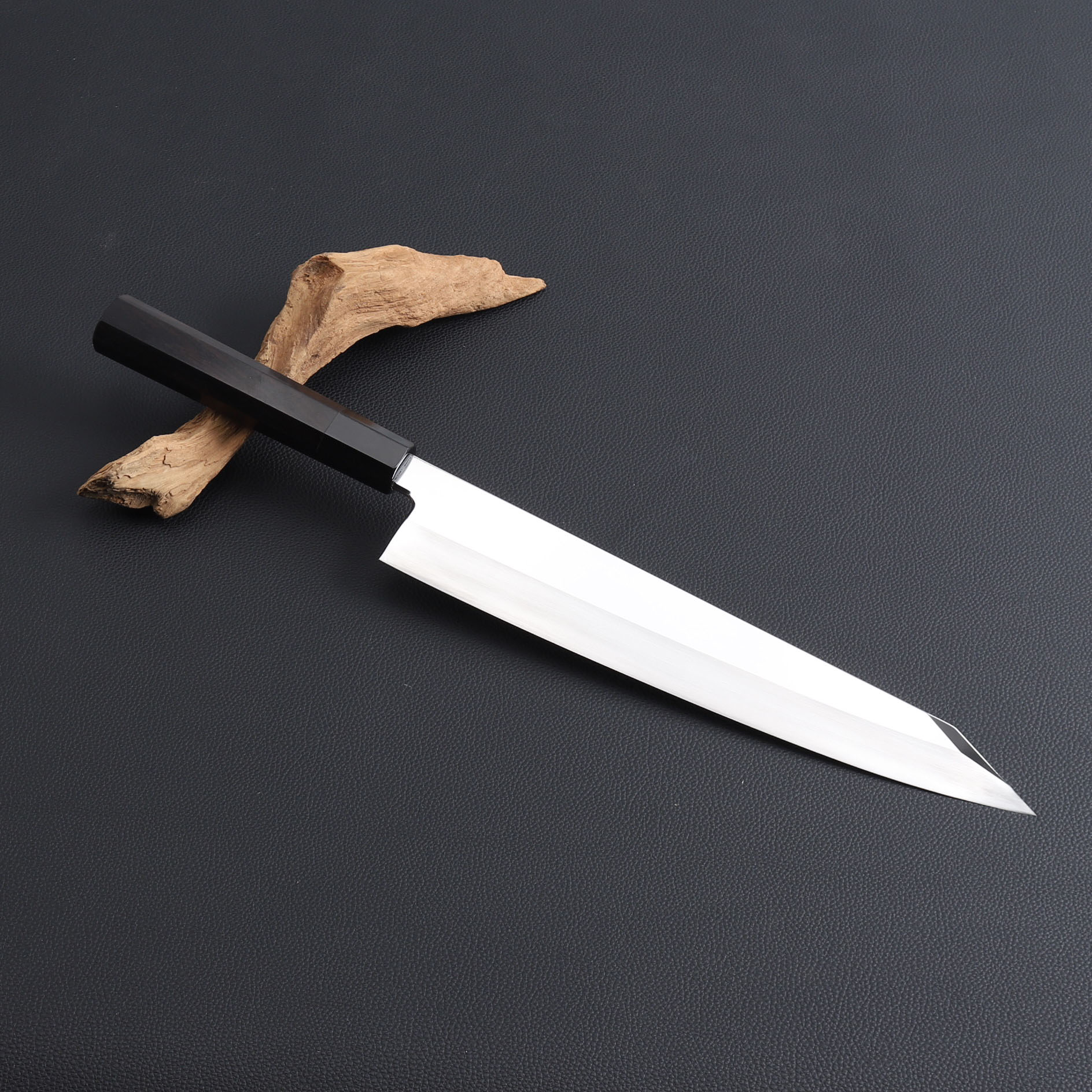 5502 蛸引包丁 尺一 ウルトラ鏡面仕上げ 刺身包丁 和包丁 黒檀黒水牛