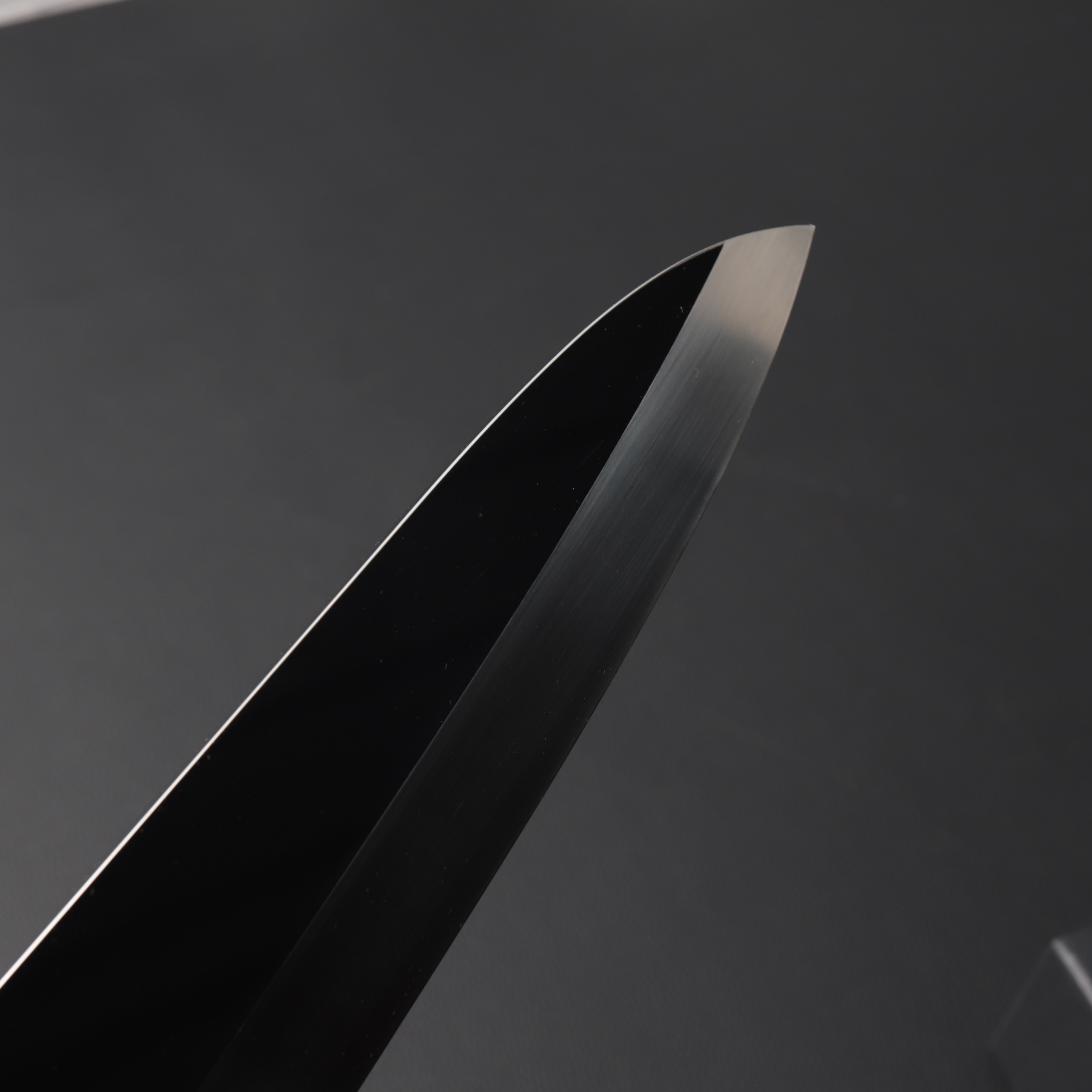 6924 出刃包丁 5寸 刃渡り150mm 刺身包丁 人工象牙黒三本巻八角柄