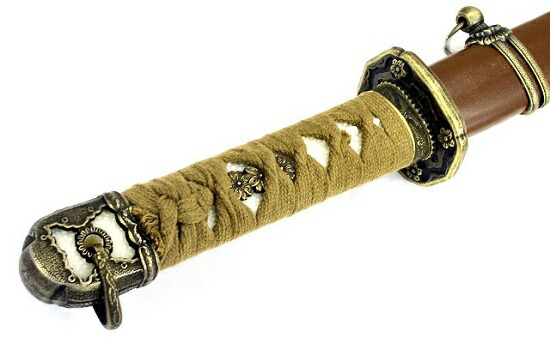 楽天市場】模造刀 軍刀 GN-4 陸軍搭乗員軍刀 軍茶柄 軍茶木鞘 尾形刀剣