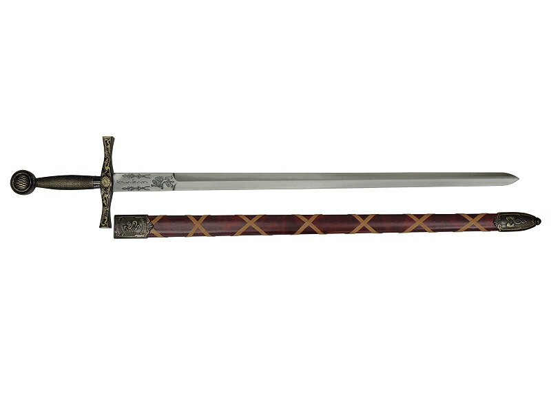 楽天市場】模造刀 アーサー王 ソード ザ エクスキャリバー ゴールド