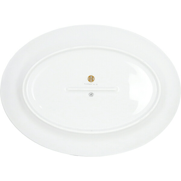 楽天市場】【新品】 エルメス 食器 オーバル プレート 42cm モザイク