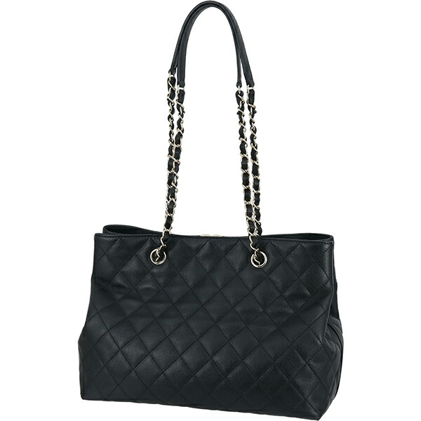 楽天市場】シャネル トートバッグ マトラッセ キャビアスキン ブラック