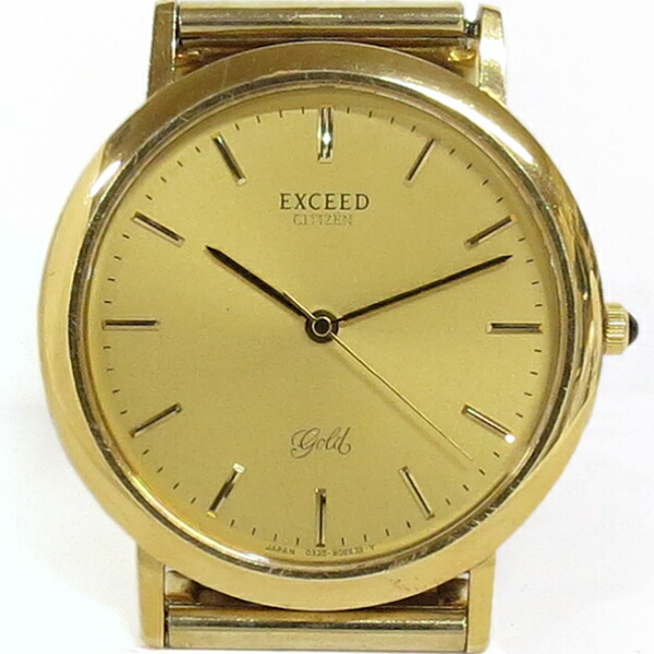 楽天市場】シチズン エクシード CITIZEN EXCEED K18 金無垢 メンズ