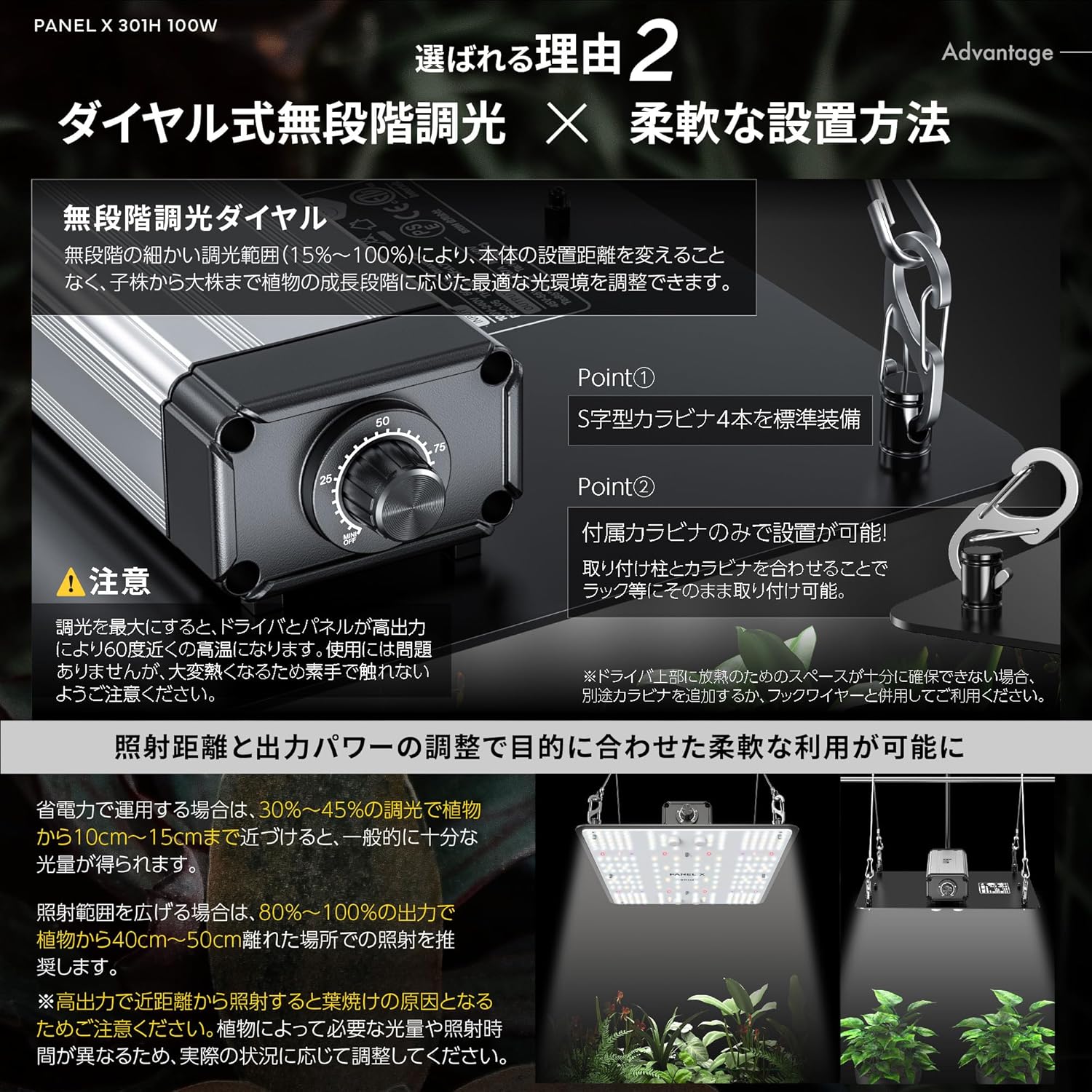 楽天市場】BRIM(ブリム) PANEL X 植物育成ライト LED パネルライト