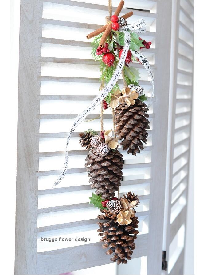 楽天市場】クリスマス 送料無料 完成品 壁飾り 玄関 アレンジ リース