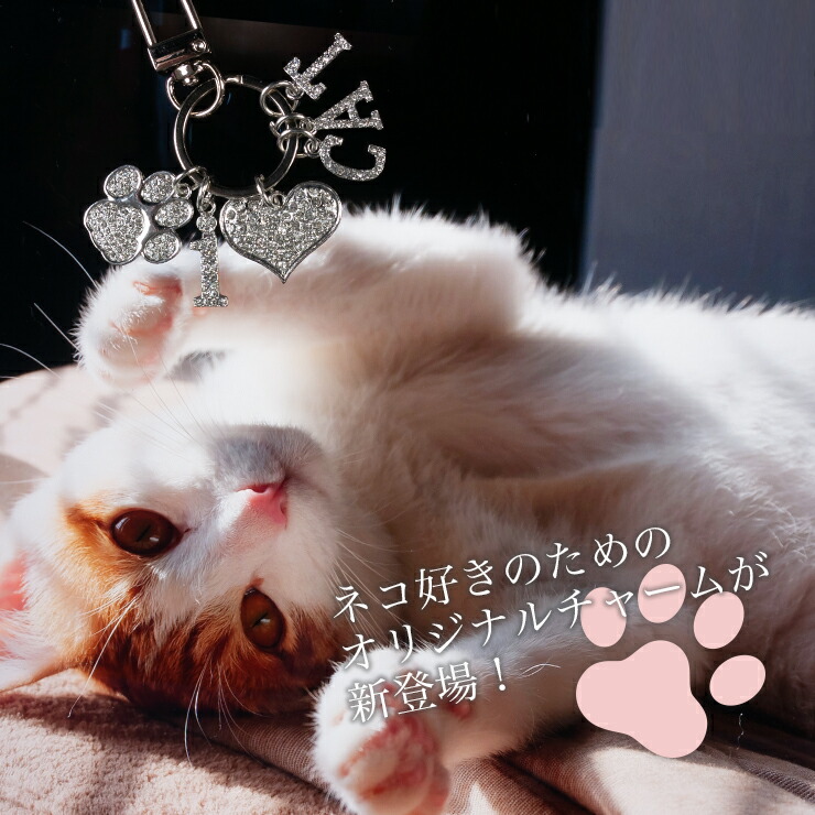 楽天市場】バッグチャーム キーホルダー キーチャーム 猫 ネコ 肉球