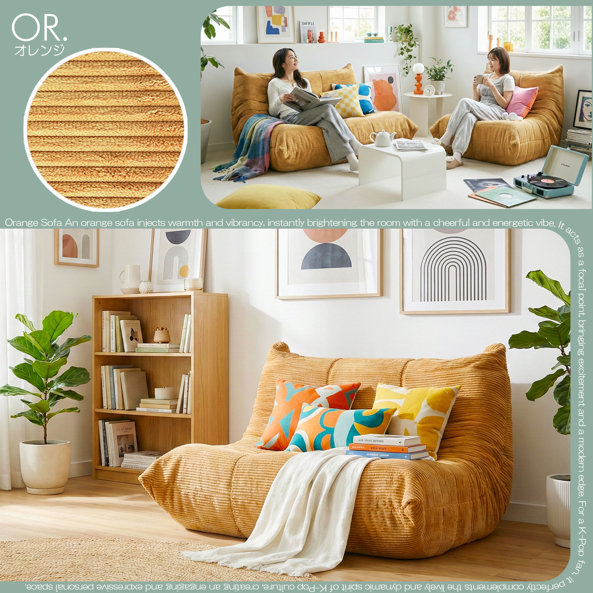 楽天市場】ソファー ソファ 2人掛け 圧縮 布張り 2人 コンパクト