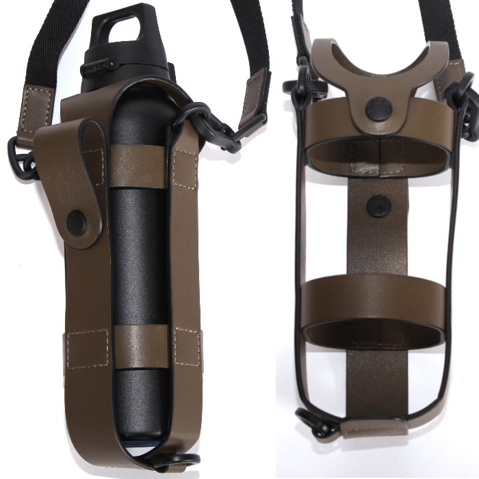 楽天市場】MONCLER モンクレール ボトル 水筒 ホルダー レザー