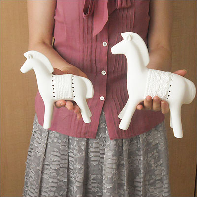 楽天市場】干支 置物 馬 馬 置物 グッズ インテリア オブジェ 陶器