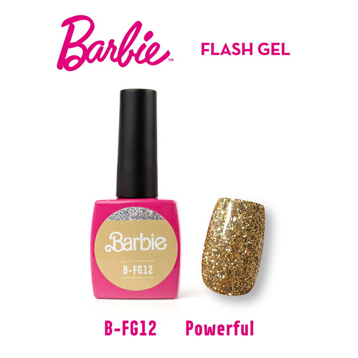 楽天市場】Barbie バービー クリスタルフラッシュジェル 6色セット No