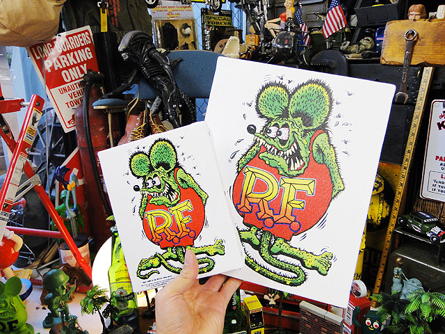 楽天市場】ラットフィンク キャンバスアート （スタンディングラット/S