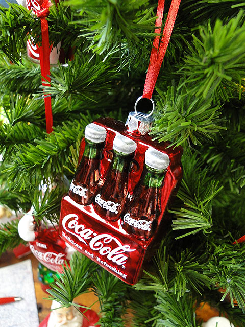 楽天市場】コカ・コーラブランド クリスマスオーナメント （6パック