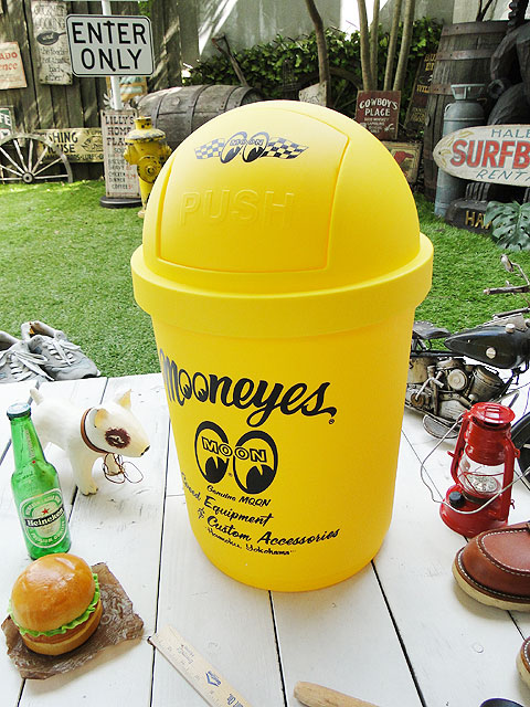 楽天市場】ムーンアイズ 35Lダストボックス （イエロー） MOONEYES