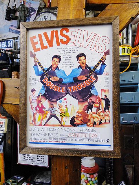 楽天市場】ポスターフレーム （エルヴィス・プレスリー/ダブルトラブル