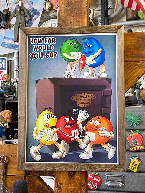 楽天市場】ポスターフレーム （m&m's/バンク） ポスター＆木製フレーム