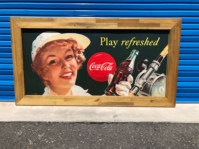 楽天市場】コカ・コーラ 特大サイズ・ヴィンテージポスター （ウッド