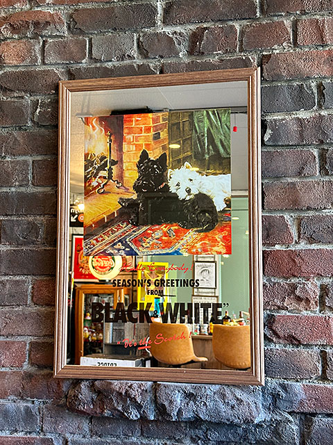 楽天市場】ビッグサイズ パブミラー （ブラック＆ホワイト