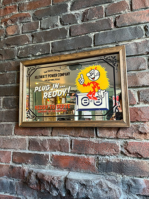 楽天市場】アメリカン ウッド パブミラー （レディキロワット/横型