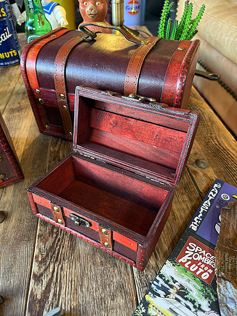 楽天市場】海賊宝箱 アンティークトランクケース 3個セット