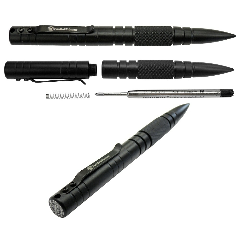 楽天市場】スミス&ウエッソン M&Pタクティカルペン 黒 アルミの通販