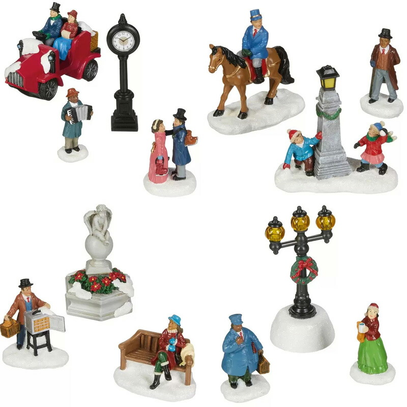 楽天市場】クリスマス ビレッジ 30ピースセット 1601397 ソング