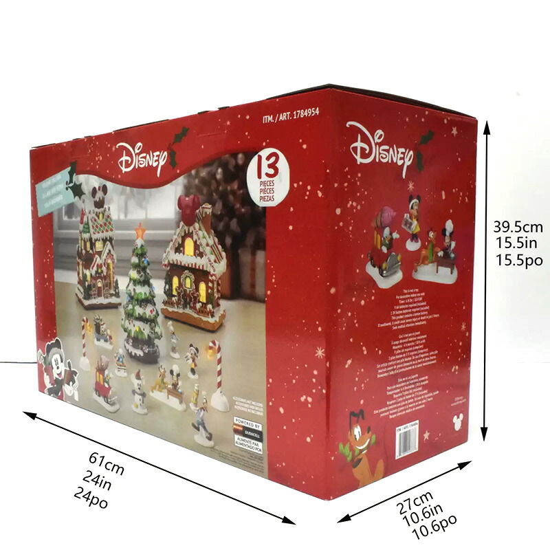 楽天市場】即納【Disney】ディズニー クリスマス ヴィレッジ 1784954