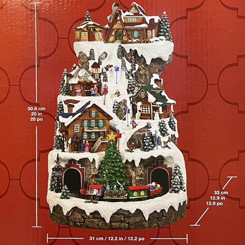 楽天市場】即納☆スキーマウンテン センターピース 1784987クリスマス