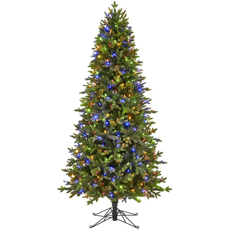 楽天市場】【COSTCO】クリスマスツリー スリム型 電飾付き 約198cm LED