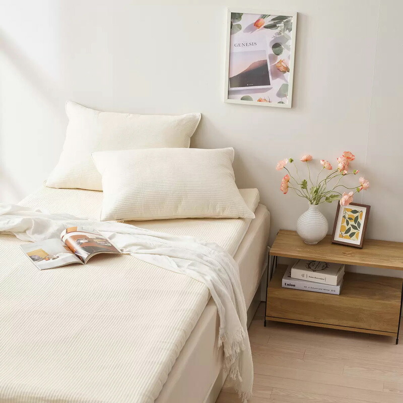 楽天市場】コットン メモリーフォーム トッパー 66166約100x200x5cm 肌