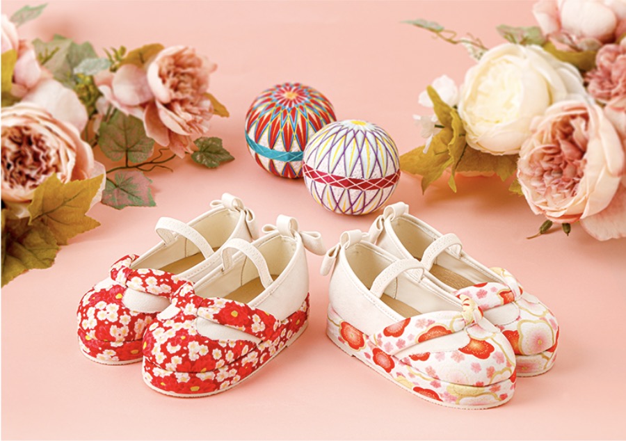 楽天市場】超目玉 花柄鼻緒のスリッポン 七五三 草履風 3歳 5歳 女児
