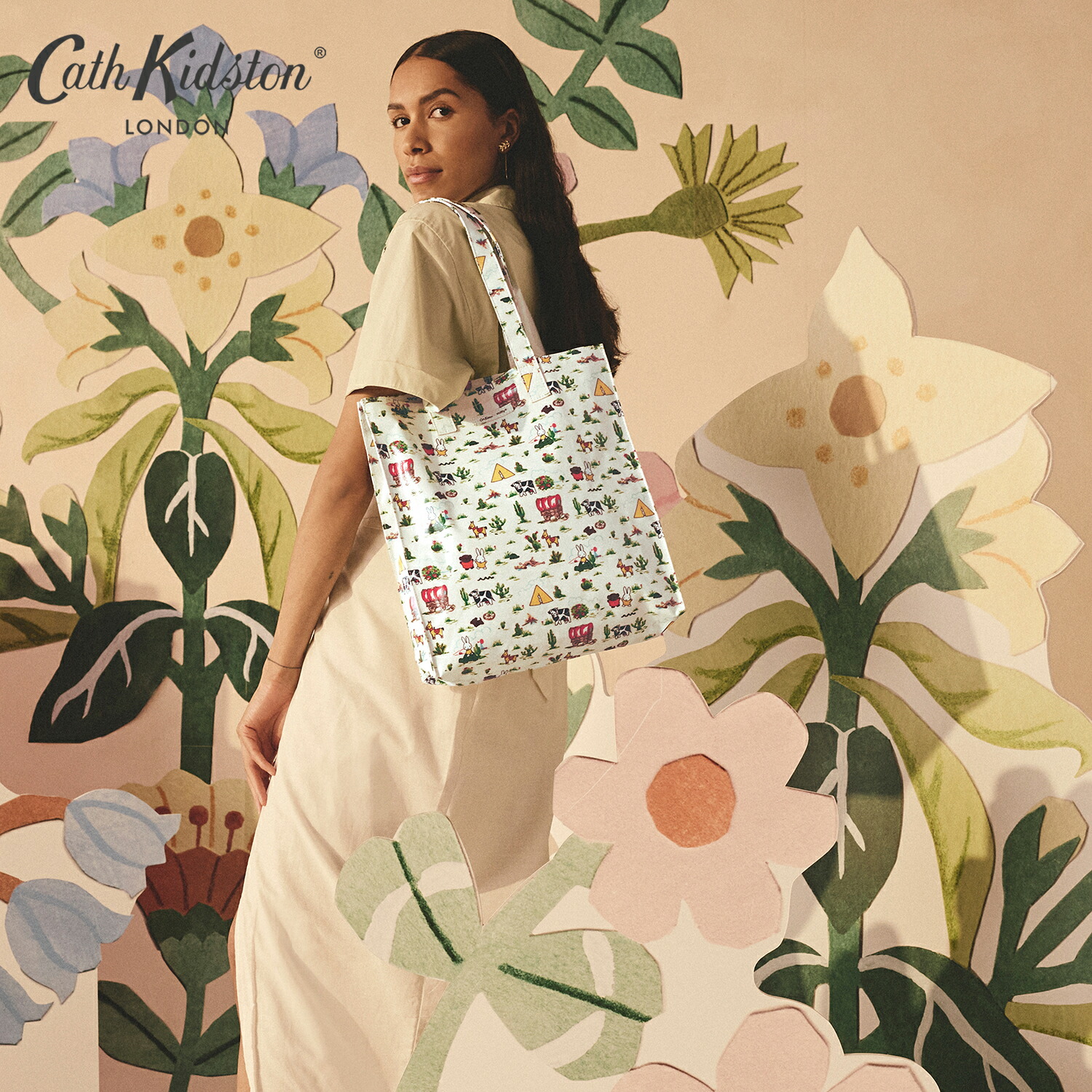 楽天市場】キャス キッドソン 公式 ミッフィー ラージ ブックバッグ