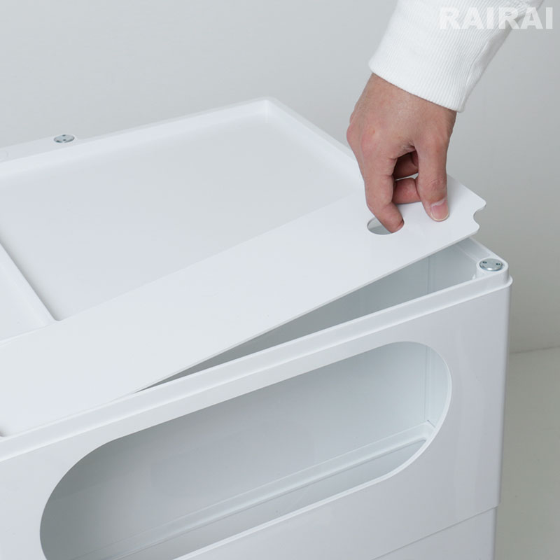 楽天市場】ボビーワゴン 3段 5トレイ ホワイト ブラック ビーライン B