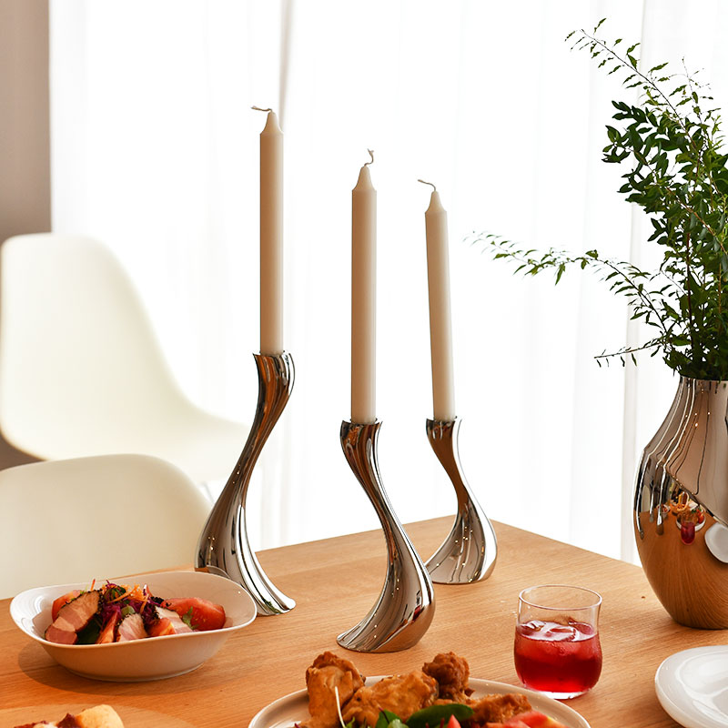 楽天市場】ジョージジェンセン キャンドルホルダー 3本セット コブラ