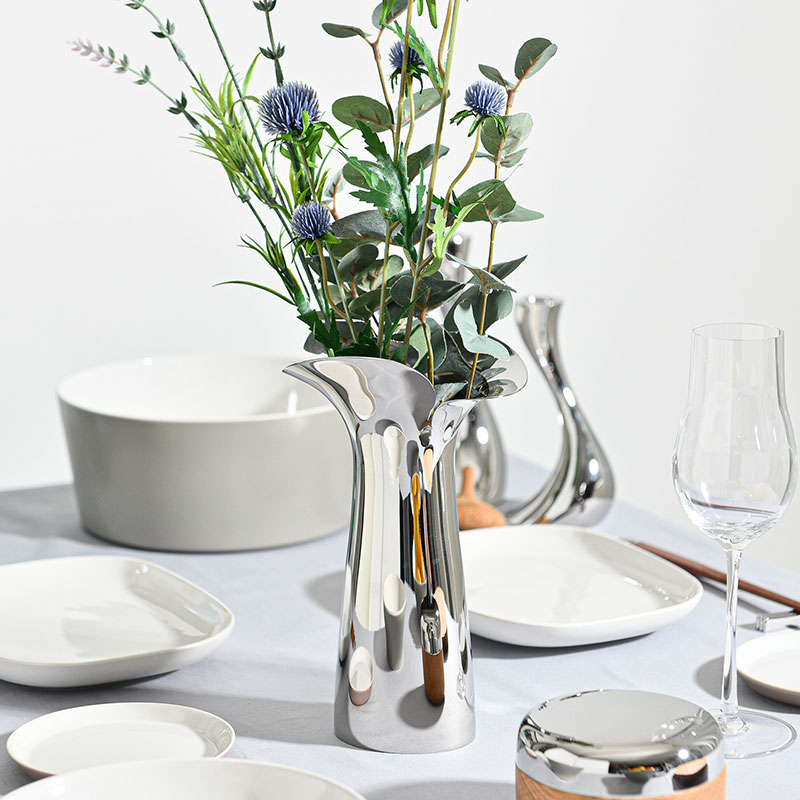 楽天市場】ジョージジェンセン フラワーベース M 22cm ブルーム