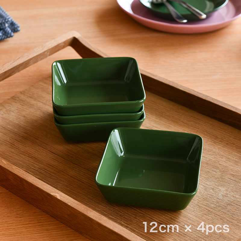 楽天市場】イッタラ スクエアプレート 12×12cm 4枚セット ハンター