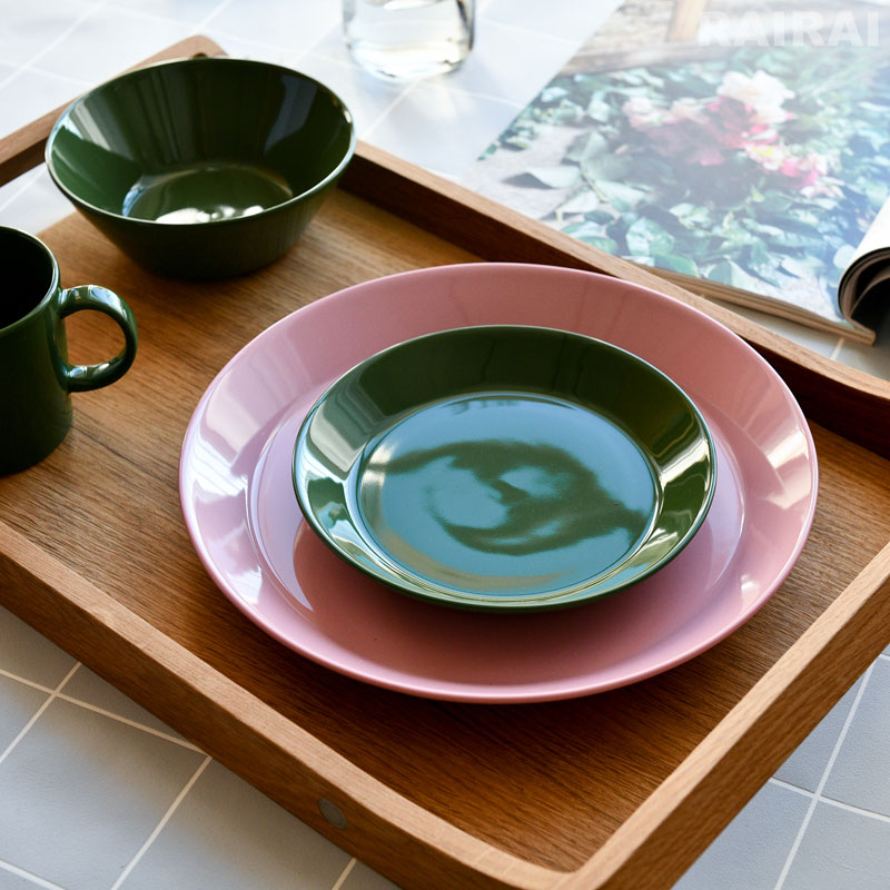 楽天市場】イッタラ プレート 17cm ハンター グリーン ティーマ