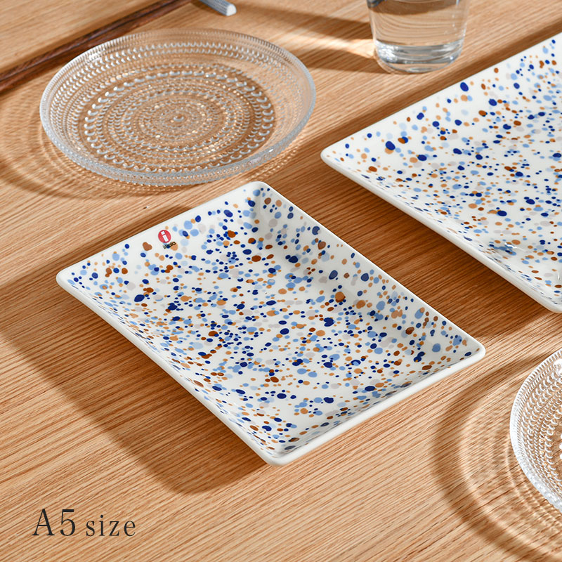 楽天市場】イッタラ A5 プレート オイバ トイッカ ヘレ ブルーブラウン