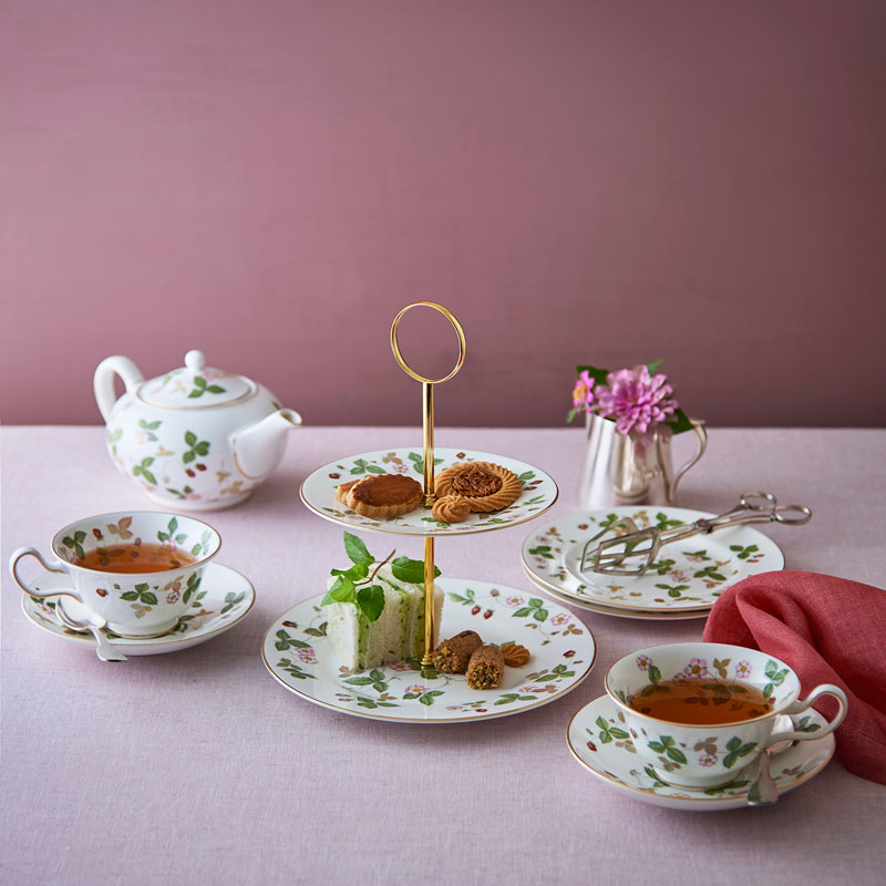 楽天市場】【紅茶セット付き】 ウェッジウッド 2段ケーキスタンド