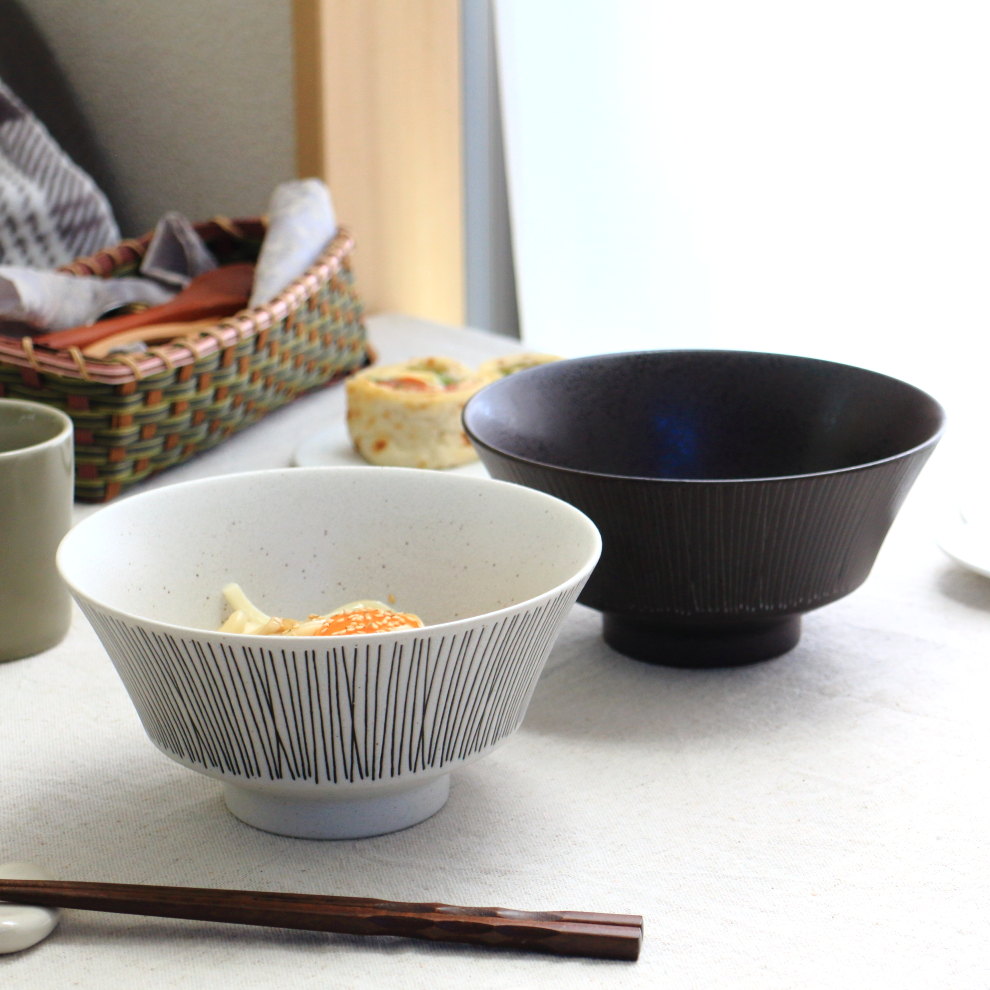 楽天市場】ワイヤ ラーメン鉢 18cm 国産 美濃焼 うどん鉢 麺鉢