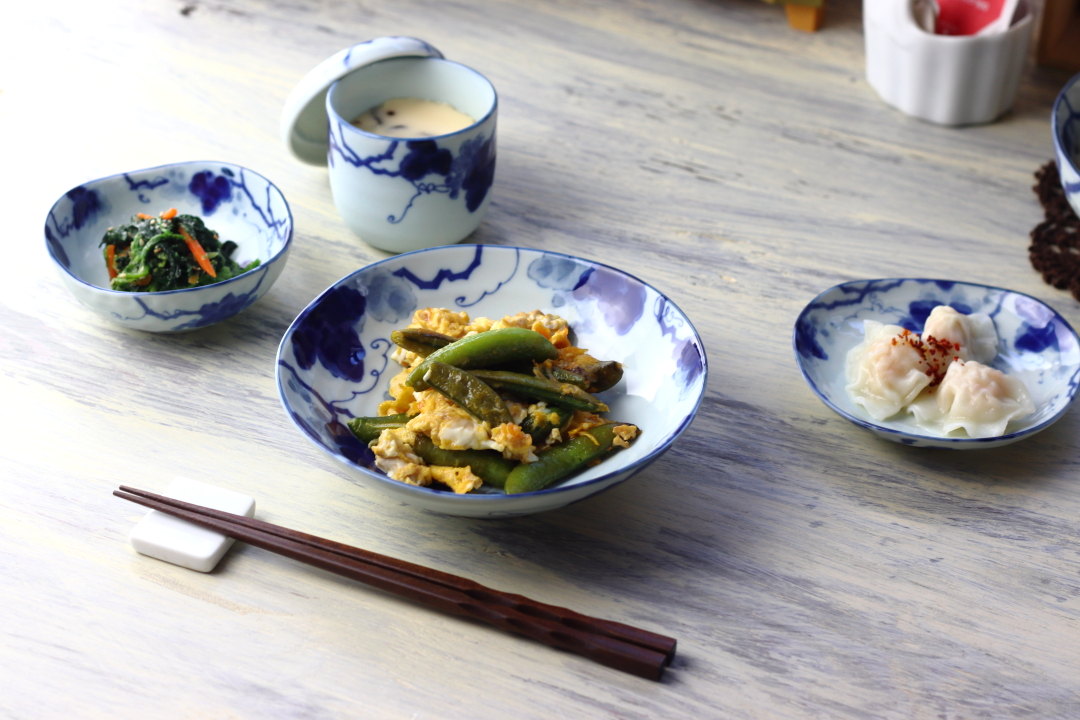 べろ藍 深鉢 大鉢 中鉢 器 2点 べろ藍 深鉢 大鉢 中鉢 器 2点 べろ藍