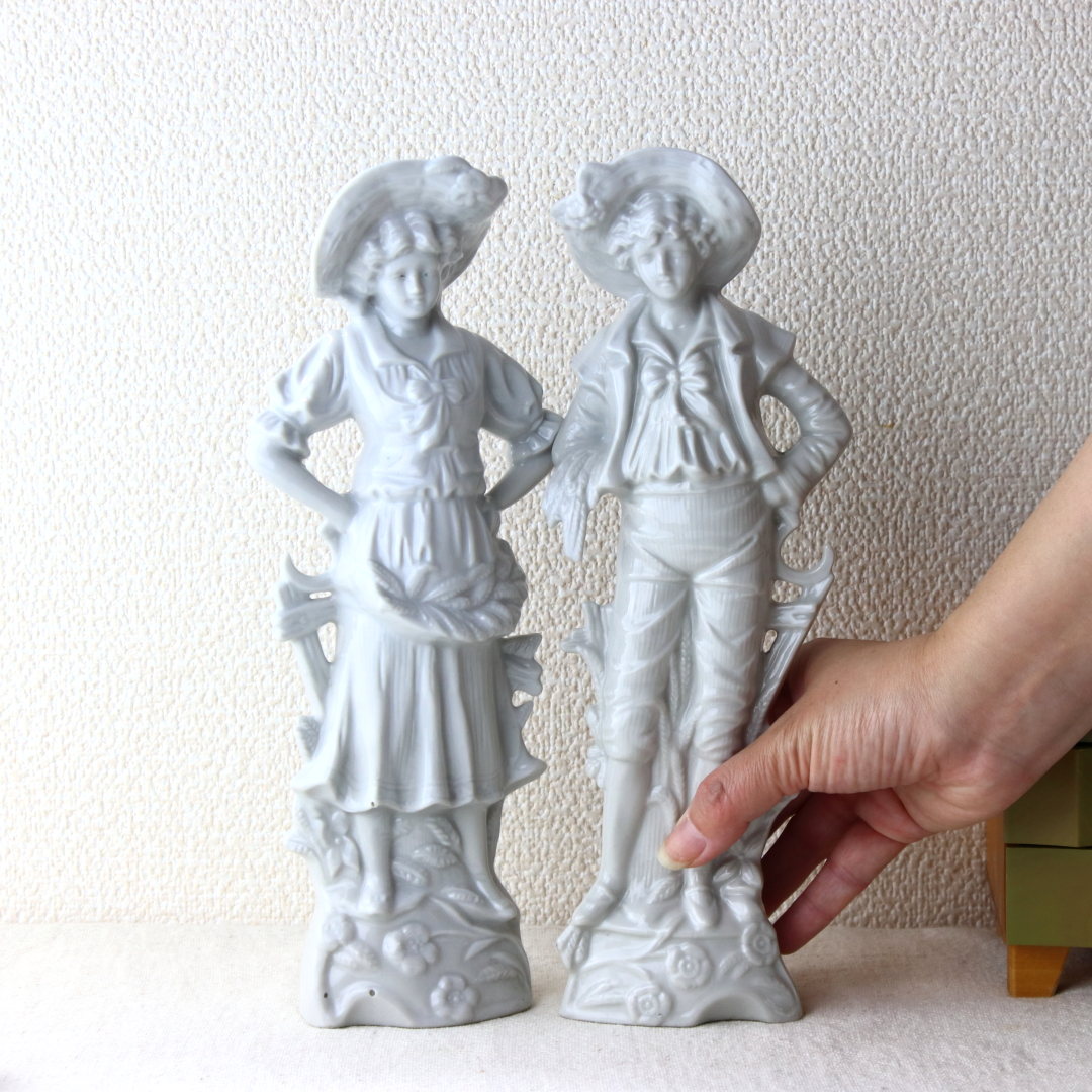 楽天市場】絵付け前の欧風陶器製人形 日本製 美濃焼 白い陶器製人形