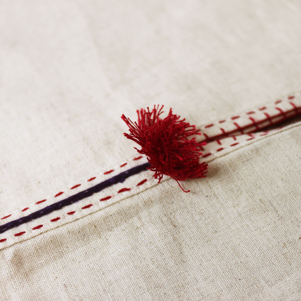 楽天市場】貫頭衣ワンピース リネン ちくちく手刺繍ステッチ モン族