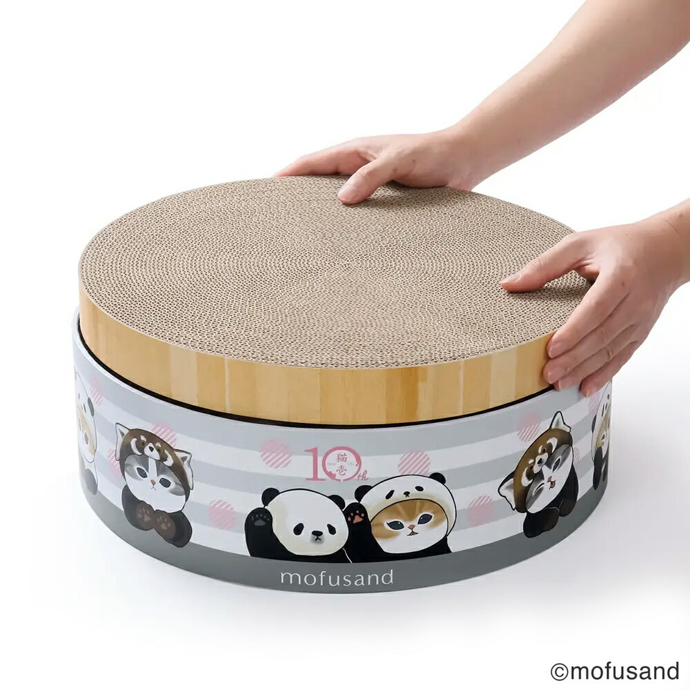 楽天市場】猫用 爪とぎ 猫壱 バリバリボウル mofusand 関東