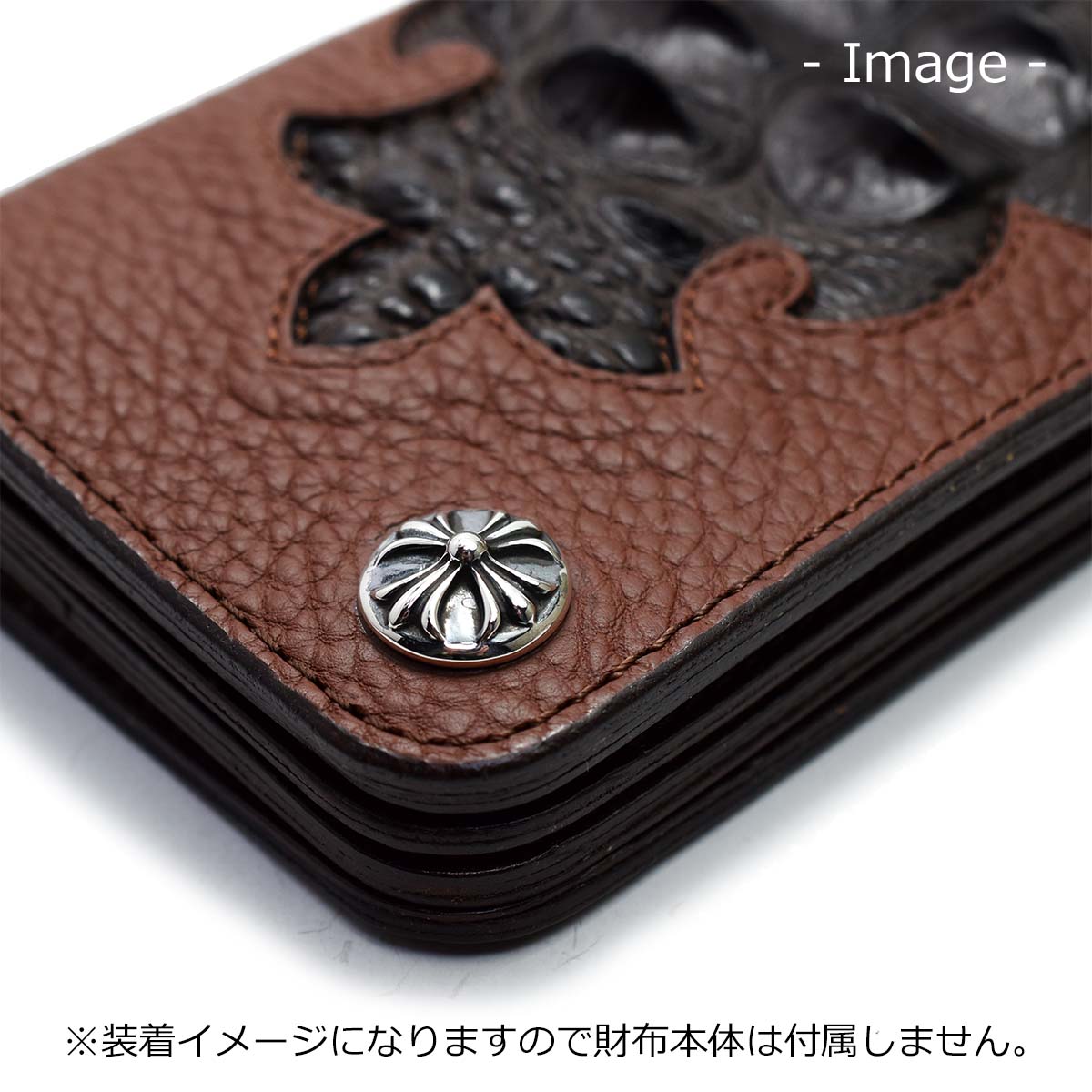 楽天市場】【直径17×18mm】ゴシッククロス クロスボール コンチョ 十字
