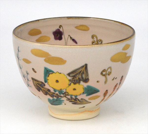 楽天市場】茶碗 乾山 春草 山川敦司作（桐箱） : 茶道具商 左座園