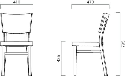 楽天市場】【フレームカラー2色：5N/1N】木製ダイニングチェア・ベント