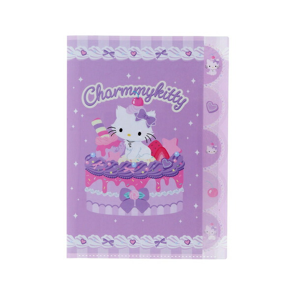 楽天市場】チャーミーキティ クリアファイル ダイカット 5ポケット Y2K