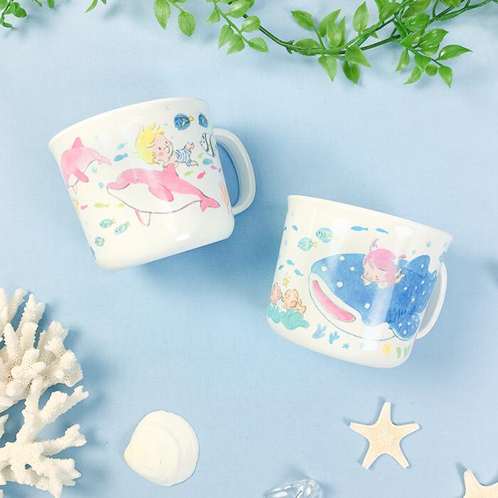 楽天市場】ミニ マグカップ 【 海 】メラミン イルカ ジンベエ